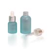 Frasco Conta-gotas com Cabeça de Borracha Fosca Frasco para Óleo Essencial Frasco Secundário de Plástico Embalagem Cosmética Pet 30ml Bomba de Alumínio Material Pet