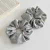Scrunchie Retro Francês de Cetim com Bolinhas Elástico de Cabelo de Moda de Alta Qualidade para Rabos de Cavalo Acessórios de Cabelo