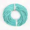 Cordón de Cuero de Colores Multitamaño en Stock para DIY Hecho a Mano, Ligas Elásticas para el Cabello, Pulseras, Collares, Materiales y Accesorios para Joyería