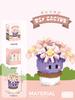 Senbao 611050 Caja de Música de Té de Flores Juguete de Ensamblaje Infantil Compatible con Bloques de Construcción de Juguete de Alta Calidad Regalo de Flores Venta al por Mayor