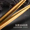 Pinzas para Palillos de Acero Inoxidable 304 Pinzas para Barbacoa Estilo Japonés Pinzas para Barbacoa Extra Largas Pinzas para Buffet Pinzas para Bistec Pinzas para Alimentos Dentadas