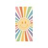 Toalla de playa estampada con carita sonriente suave absorbente de secado rápido toalla chal comercio exterior venta caliente protector solar natación estampada toalla de baño grande