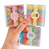 Banda de goma para niños en caja, cuerda para la cabeza para niños, banda para el cabello para niñas, banda de goma para niñas, el cabello del bebé no lastima el pulgar