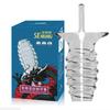 Capa de dente de lobo Bogen capa de resistência do prepúcio bastão de dente de lobo de cristal anel de bloqueio de esperma produtos sexuais para adultos masculinos