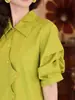 Elegante camisa de verano para mujer con un diseño único, corte holgado y efecto adelgazante