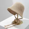 Fita de Proteção Solar Estilo Japonês Chapéu de Pescador Estilo Ni Ni para Mulheres 2025 Novo Chapéu Balde de Malha Respirável Chapéu de Sol de Verão