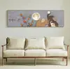 Pinturas Colgantes Personalizadas, Murales Modernos Simples y de Alta Gama para la Entrada de la Sala de Estar, Pinturas Decorativas para el Trabajo en Hoteles, Murales para Sala de Estar y Dormitorio