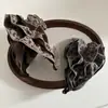 Grampo Banana Estilo Coreano Simples e de Alta Qualidade com Estampa de Leopardo, Presilha Vertical para Rabo de Cavalo, Acessório de Cabelo com Garra Grande, Aumenta o Volume do Cabelo