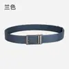 Cinto Masculino de Lona de Nylon Não Porosa Fivela Automática Sem Dentes Cinto Trançado para Jeans Casual Negócios Estudante Masculino