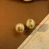 Brincos Originais de Prata 925 Novos para Mulheres High-end Luxo Leve Japonês e Coreano Brincos Feitos à Mão com Acabamento Escovado Atacado