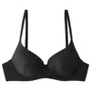 Sujetador sexy europeo y americano sin costuras, liso, para busto pequeño, push-up, anti-caída, ajustable, sujetador para mujer de busto grande, adelgazante, talla grande