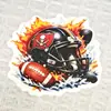 Parches de fútbol americano transfronterizos, llaveros deportivos DIY personalizados de moda, parches acrílicos