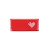 Teclado mecânico vermelho amor pixel coração tecla ESC tecla de direção teclas R1 transparente tecla enter tecla MAC