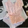 Pijama de seda helada para mujer, verano, niñas jóvenes, deseo puro, camisola y shorts, conjunto de ropa para el hogar, sin espalda, pijama sexy para mujer, seda
