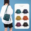 Bolso pequeño de color liso con cambio sencillo, mini mochila pequeña, cartera de negocios, bolso de nailon para teléfono, bolso bandolera para hombro