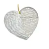 En Stock Transfronterizo Navidad Inglés Colgante Corazón Acrílico Decoración 2D Colgante Regalo Festivo Accesorio de Mochila Colgante de Coche
