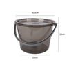 Cubo de Plástico Transparente Hogar Portátil Cubo Grande con Tapa Estudiante Cubo Grueso Palangana Agua traje