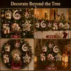 Decoraciones Navideñas de Gatito Lindo Transfronterizas Decoración Acrílica Navideña F