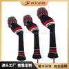 Fábrica Directa comercio electrónico transfronterizo Golf juego de gorro de punto funda para palo de madera funda para palo de madera lana Golf