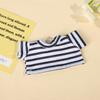 Nueva Camiseta Rayada Ropa para Muñeca de Algodón DIY Muñeca de Algodón Muñeca Kt Juguete de Peluche Creativo Ropa