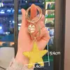 Lindo fresco Diamante estrella de cinco puntas llavero creativo cristal luz lujo llavero de coche colgante de bolsa pequeño regalo