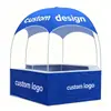 Carpa Promocional Personalizada de Exportación 3x3m tipo Domo con Impresión de Logo Hexagonal para Publicidad, Exposiciones y Exhibiciones de Eventos