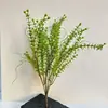 Manos de plantas verdes artificiales para proyectos de decoración suave de habitaciones modelo de casa de huéspedes y hotel, decoración de pared de fondo, césped artificial al por mayor
