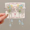 Horquilla de flor de perla para niña, tocado Hanfu antiguo para mujer, horquilla de estilo nacional de súper hada para niña, par de accesorios para el cabello para niña pequeña