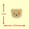 Outono e Inverno Popular Fofo Bordado em Toalha Cabeça de Urso Decoração de Sapato Patch de Tecido Patch de Roupa Patch de Bordado DIY