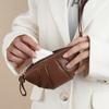 Bolsa Tote Croissant Estilo Ins Coreano Bolsa Tote Bolsa Tote Bolsa Tote Bolsa de Grande Capacidade Porta-Moedas Bolsa de Armazenamento Simples de Cor Sólida