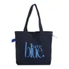 Bolso Tote con Cordón Estilo Coreano Nuevo Primavera y Verano, Bloques de Color Ligero Estampado de Letras Dopamina Fresco Lona Bolso de Hombro