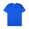 Camiseta masculina de manga curta, nova, 210g, cor sólida, algodão fino, cáqui, cor chá com leite, jaqueta casual masculina e feminina