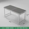 Mesa Plegable para Montaje de Puesto Exterior, Uso Comercial, Mesa de Comedor Rectangular Portátil, Mesa Plegable para Decoración y Ceremonias de Inauguración