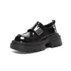 ZHR Sapatos de salto grosso com sola grossa e boca profunda para mulheres 2026 outono novo estilo versátil para o dia a dia temperamento estilo britânico sapatos de salto único