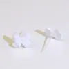 Pendientes de Gota de Pegamento de Macarrón Caliente de Verano con Lazo para Mujer, Dulces Elegantes, Tachuelas de Resina
