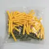 Tubo de expansión de plástico de nailon para peces amarillos pequeños, tornillo de expansión extendido, tapón de goma, tapón de expansión de perno, tornillo autorroscante M6M8M10