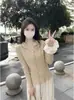 Blusa de manga comprida com botões, estilo coreano, gola alta, retalhos de renda para mulheres, outono e inverno, simples, elegante, justa ao corpo, camada interna versátil, moderna