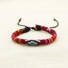 Estilo Étnico Bohemio Estilo Exótico Pulsera Tejida a Mano Adolescente Color Surfing Cuerda de Mano Simple Combinable