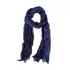 Bufanda de Algodón y Lino con Seda Arrugada de Venta Caliente Transfronteriza Combinación de Colores Moda Cálida de Primavera y Otoño Versátil Bufanda de Gama Alta Venta al por Mayor