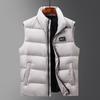 Chaleco de plumón moderno, simple y versátil para hombre, Nuevo chaleco cálido para exteriores de otoño e invierno 90 Plumón de pato blanco Chaleco exterior