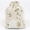 Bolsa de algodón estampada, 13 x 18 bolsitas, bolsa de algodón repelente de mosquitos de medicina herbal china, bolsa de embalaje para regalo de joyería