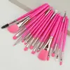 Ferramentas de Beleza Mais Vendidas Transfronteiriças 15 Pincéis para Pó Solto, Pincéis para Blush, Pincéis para Sobrancelha, Pincéis para Olhos, Conjunto de Pincéis de Maquiagem Finos