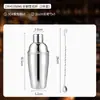 Vaso Batidor de Acero Inoxidable Set Batidor Herramienta Taza para Agitar Cóctel Té de Limón Batidor de Cócteles