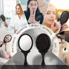 Espejo de Maquillaje Portátil Retro, Espejo de Maquillaje Portátil, Espejo de Mano Electroplateado, Espejo Tallado Estilo Europeo, Alta Calidad, Exquisito, Espejo Pequeño