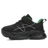 Sapatos infantis Jiopu, coleção de outono, cabedal em couro, tênis de basquete antiderrapantes para crianças, tênis atléticos para crianças mais velhas, tênis de treino com absorção de choque