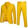 Traje transfronterizo 2024 para hombre estilo coreano ajustado traje de boda talla grande para novio traje de negocios traje de tres piezas para hombre