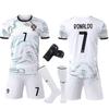 25-26 Portugal visitante 7 Ronaldo uniforme de fútbol camiseta infantil ropa infantil 14 yardas-3XL