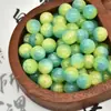 Cuentas de Resina Degradado Cepillado Bicolor Cuentas Sueltas Pulsera DIY Cadena de Teléfono Accesorios de Joyería Cuentas