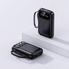 Power Bank de 10.000 mAh com Cabo Embutido, Conveniente Fonte de Alimentação Móvel de Grande Capacidade, Brinde Corporativo com Impressão de Logo, Atacado