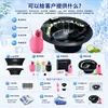 Lavabo Plegable de Silicona para Compresa de Hielo Tazón de Hielo Facial para Compresa de Hielo Contenedor de Belleza con Compresa de Hielo Baño de Hielo Facial Cubitera